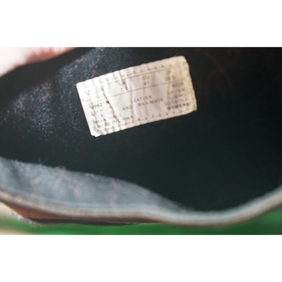 Timberland Womens Boots Brown Leather Mid Calf Pull On Size US 9.5 - Picture 9 of 9